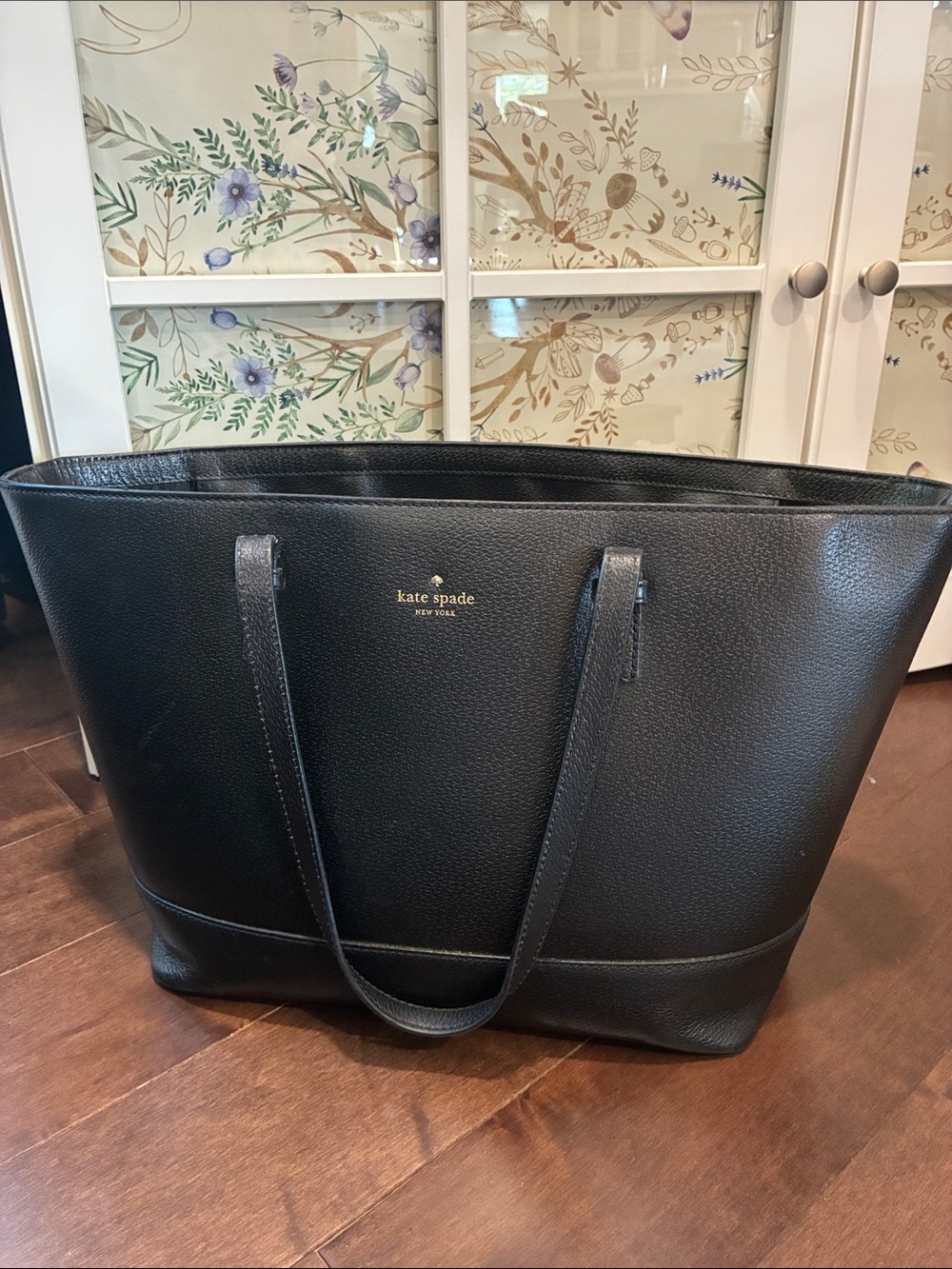 Vintage Kate Spade New York Harmony Black Leather Tote